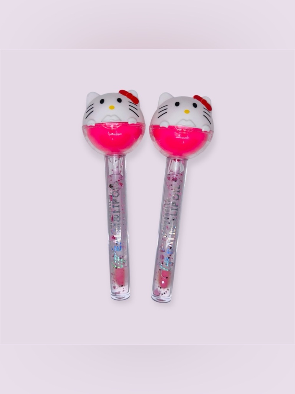 NWOT Hello Kitty Lip Gloss & Lip Balm Set